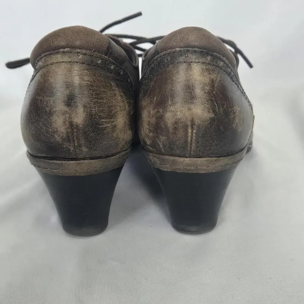 Cobb Hill Vintage Lace-Up Heels 7.5 Comfort Shoes Women's - Picture 5 of 10